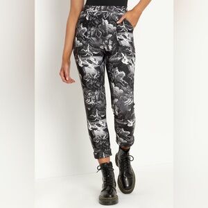 BlackMilk Dore’s Angels Cuffed Pants Size L